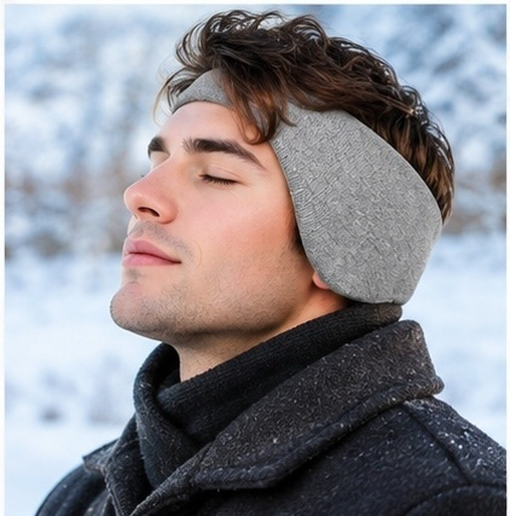 Fleece Ear Warmer Band - 2 paia di cuffie antirumore per